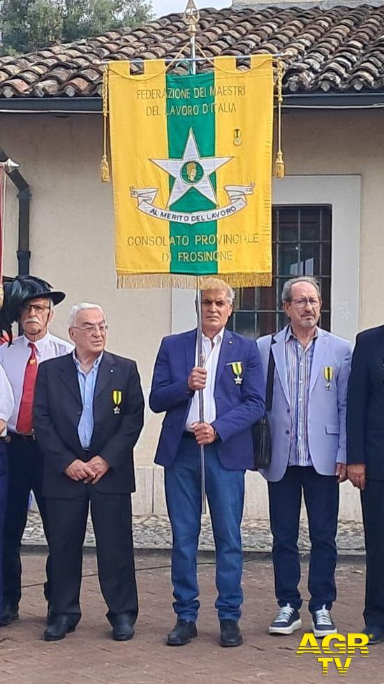 I Maestri del Lavoro di Frosinone presenti alla cerimonia per i 212 anni dalla fondazione dell'Arma dei Carabinieri - © Credits Foto MdL Enrico Bassini