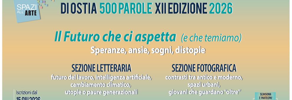 Ostia, al via la XII edizione del Concorso letterario 500 parole
