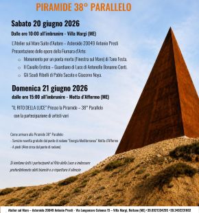La Fondazione Antonio Presti celebra il solstizio d’estate alla Piramide - 38° parallelo