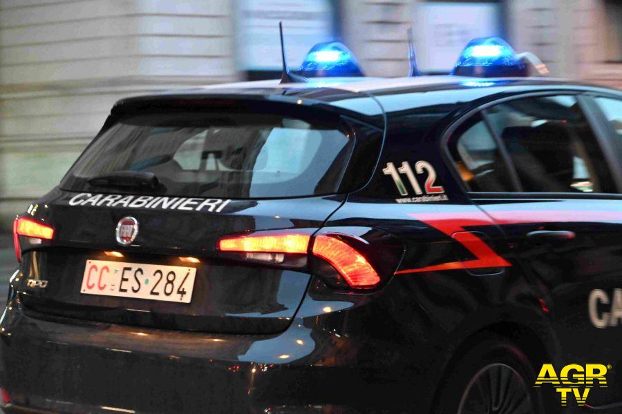 Carabinieri intervenuti per arrestare i due ladri Carabinieri intervenuti per arrestare i due ladri