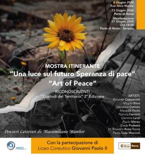 Ostia, Spazzio Creattivo con l'arte vuole promuovere la pace nel mondo, evento al Porto turistico il 21 giugno Ostia, Spazzio Creattivo con l'arte vuole promuovere la pace nel mondo, evento al Porto turistico il 21 giugno