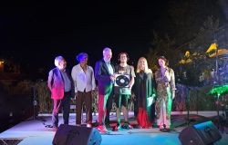 Vinile d'argento foto consegna premio foto Gimigliano