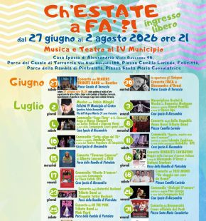 IV Municipio, ch'Estate a Fa? 18 eventi tra musica e teatro ad ingresso libero