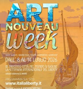 Festival Art Nouveau Week, una settimana dall'8 al 14 luglio per scoprire lo stile Liberty in 300 città