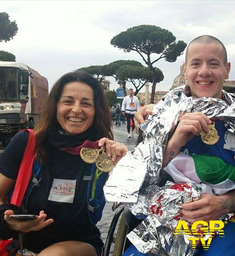 Maratona di Roma, la sfida di Claudio e Monica, per dare voce a tutti coloro che non possono correre...