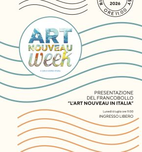 Andrea Speziali firma il primo francobollo italiano dedicato all’Art Nouveau