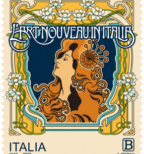 Speziali firma la storia dell’Art Nouveau: Primo Francobollo nella storia della filatelia
