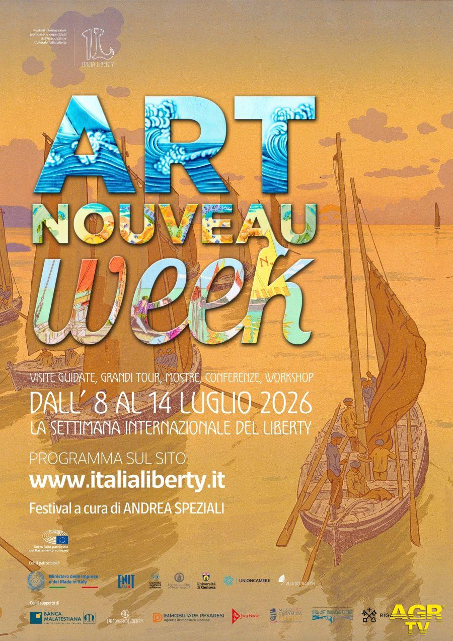 Locandina festival Art Nouveau Week Locandina festival Art Nouveau Week