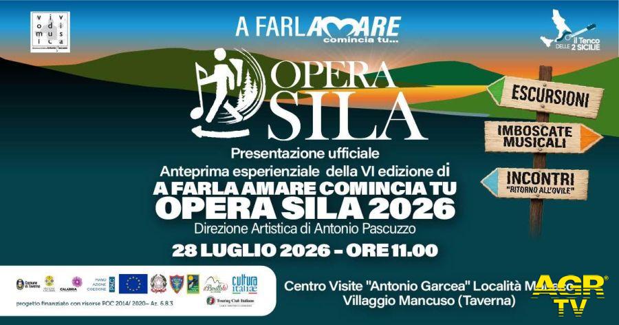 A farla amare comincia tu - Opera Sila 2026 PH: Ufficio Stampa Rosita Mercatante A farla amare comincia tu - Opera Sila 2026 PH: Ufficio Stampa Rosita Mercatante