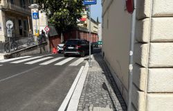 lavori Gianicolo sitemazione pavimentazione stradale