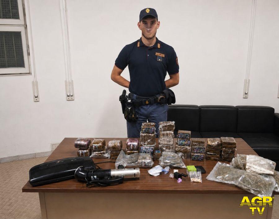 Polizia Flaminio drogra sequestrata a Riano Polizia Flaminio drogra sequestrata a Riano
