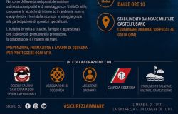 locandina sicurezza in mare