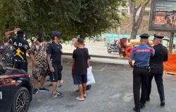 Carabinieri sgombero insediamento abusivo Nomentano Pariol