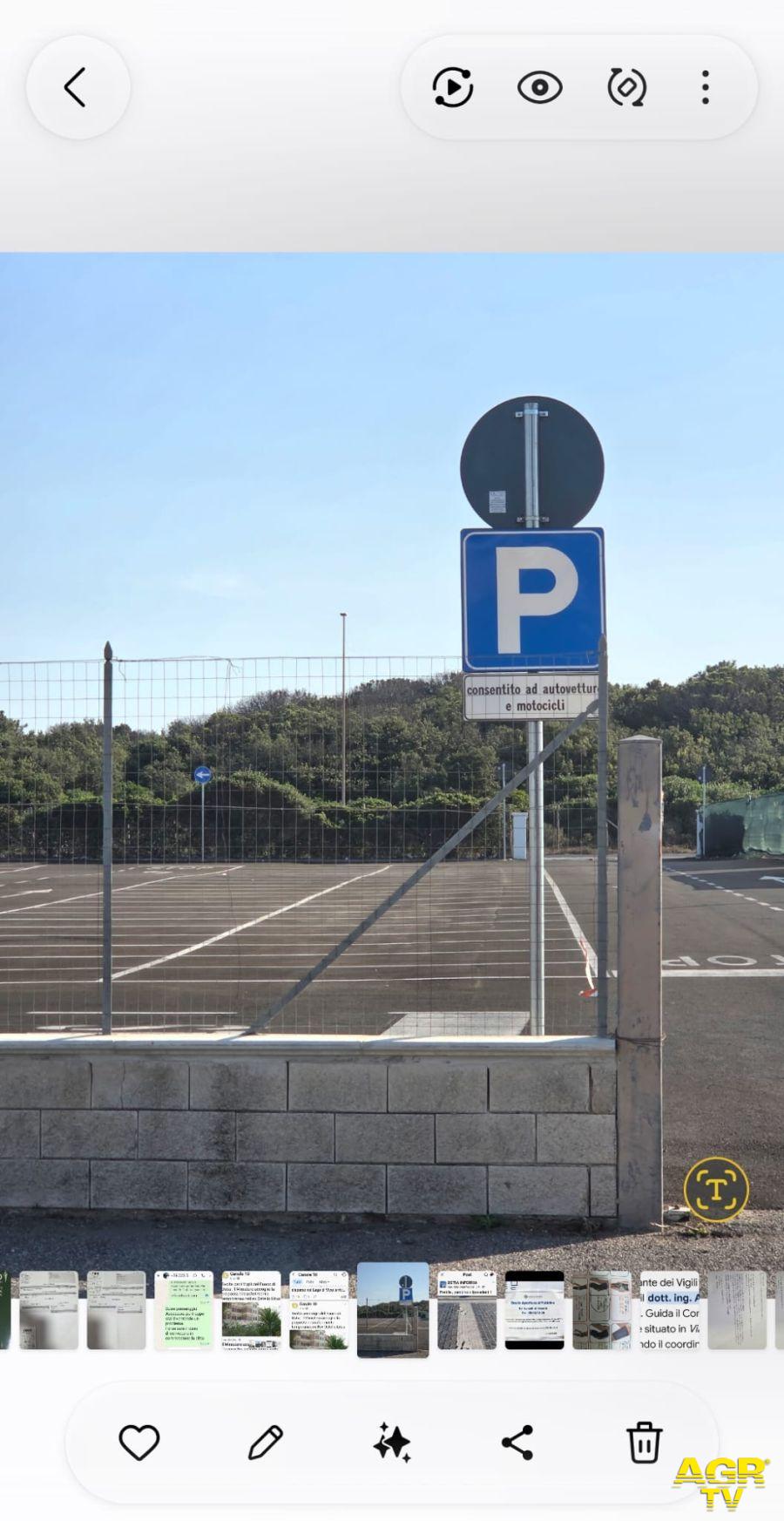 nuovo parcheggio lungomare Vespucci foto Di Matteo nuovo parcheggio lungomare Vespucci foto Di Matteo