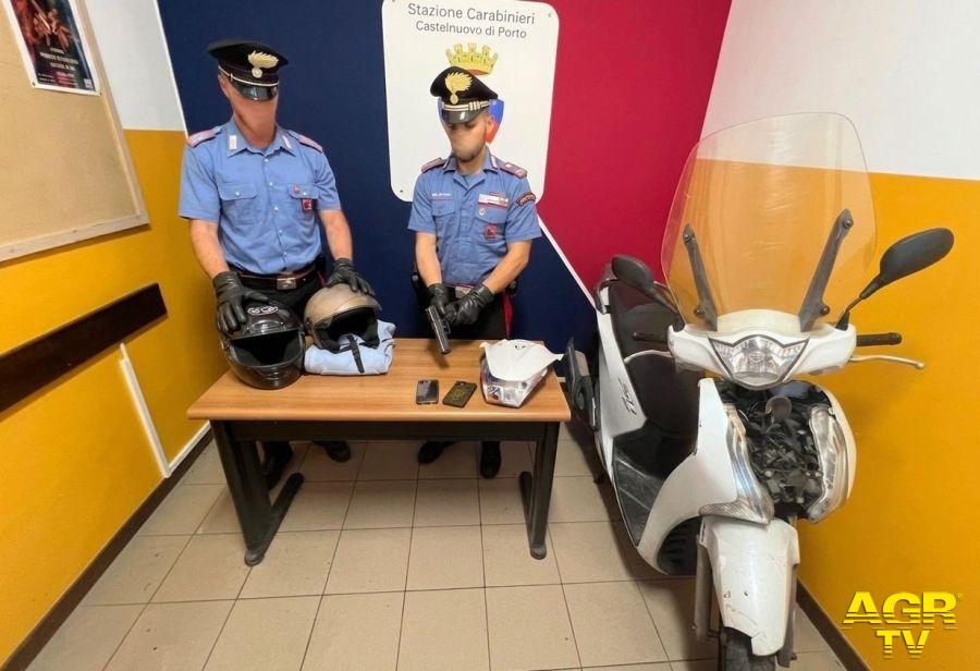 Carabinieri Bracciano la_pistola_e_lo_scooter_sequestrati Carabinieri Bracciano la_pistola_e_lo_scooter_sequestrati