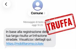 Allarme del Campidoglio: Fate attenzione ai falsi SMS sulle multe, si tratta di una truffa