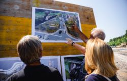 Roma, demolito il vecchio ponte di via della Storta, partita la realizzazione della nuova struttura