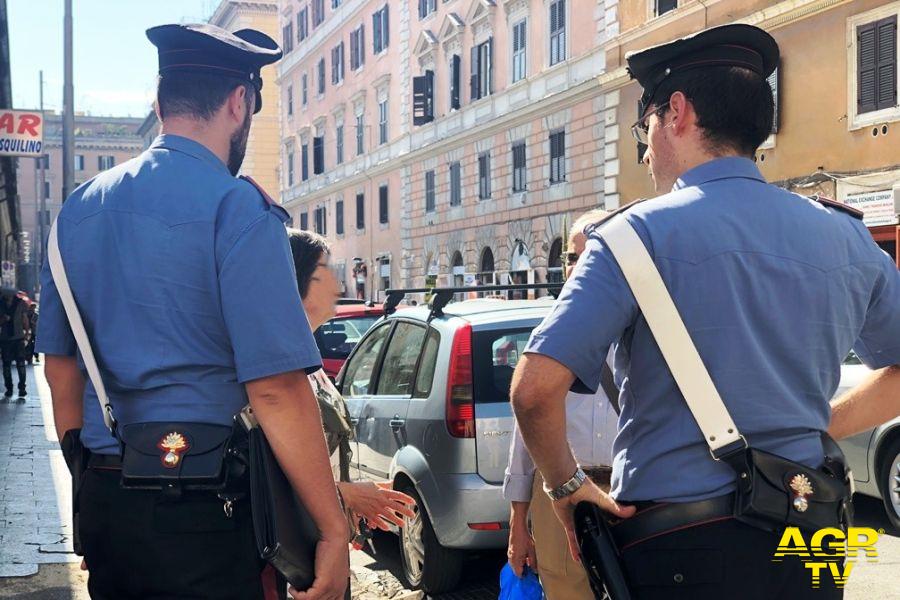 Carabinieri piazza Dante controlli Esquilino e Pigneto Carabinieri piazza Dante controlli Esquilino e Pigneto