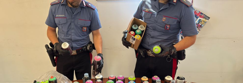 Roma Eur, writer in azione al deposito ferroviario, due spagnoli ed un minorenne sorpresi dai Carabinieri e denunciati