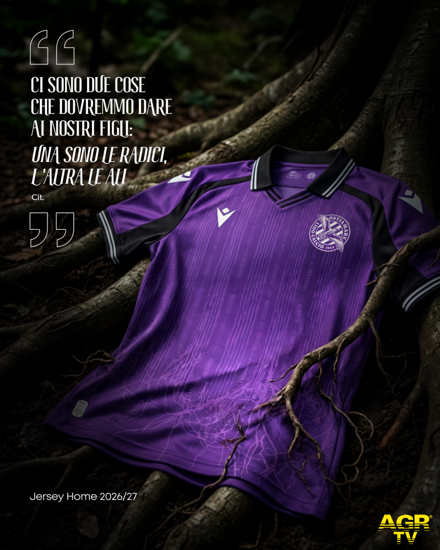 Il concept delle nuove maglie griffate Macron “Radici e Ali” © Foto da comunicato Stampa Il concept delle nuove maglie griffate Macron “Radici e Ali” © Foto da comunicato Stampa