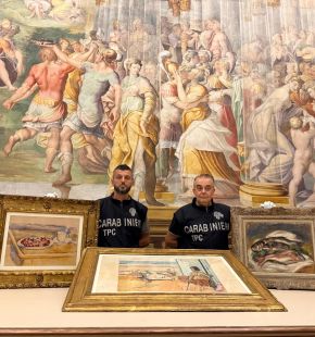 Parma, recuperate le opere d'arte, tra cui un acquarello di Cezanne ed un quadro di Renoir, rubate lo scorso 23 marzo