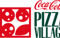 coca cola pizza village logo