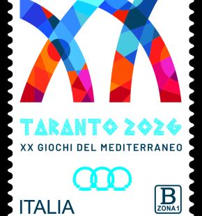 Filatelia, XX Giochi del Mediterraneo, francobollo celebrativo