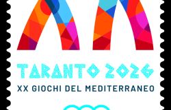 Filatelia, XX Giochi del Mediterraneo, francobollo celebrativo