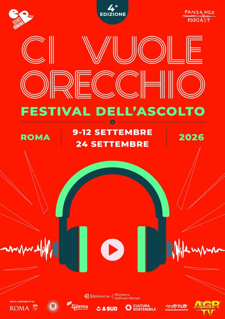 Ci vuole orecchio festival dell'ascolto locandina Ci vuole orecchio festival dell'ascolto locandina