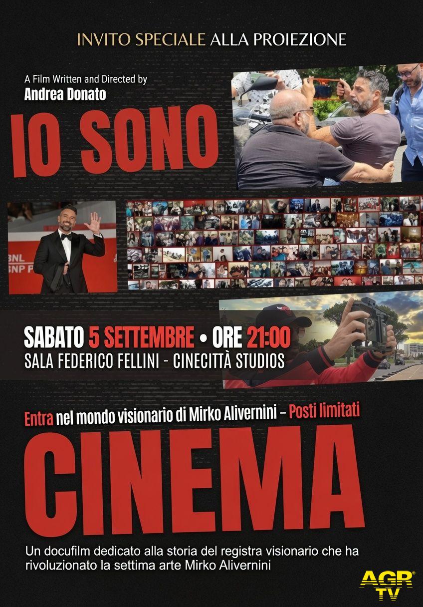 Sabato 5 settembre 2026 alla Sala Fellini di Cinecittà Studios la prima nazionale di Sabato 5 settembre 2026 alla Sala Fellini di Cinecittà Studios la prima nazionale di