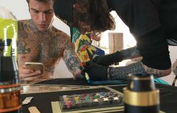Annalisa Minetti madrina dell'International Tattoo Expo