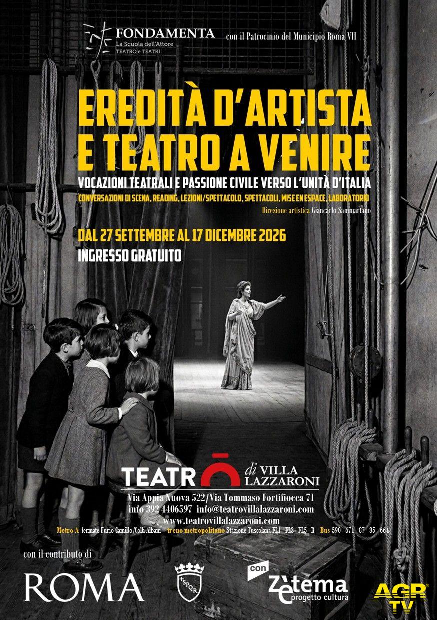Eredità d'artista locandina evento Eredità d'artista locandina evento