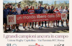 Roma, “Rugby Charity Match Veterans: il Terzo tempo per il Terzo settore” 19 settembre