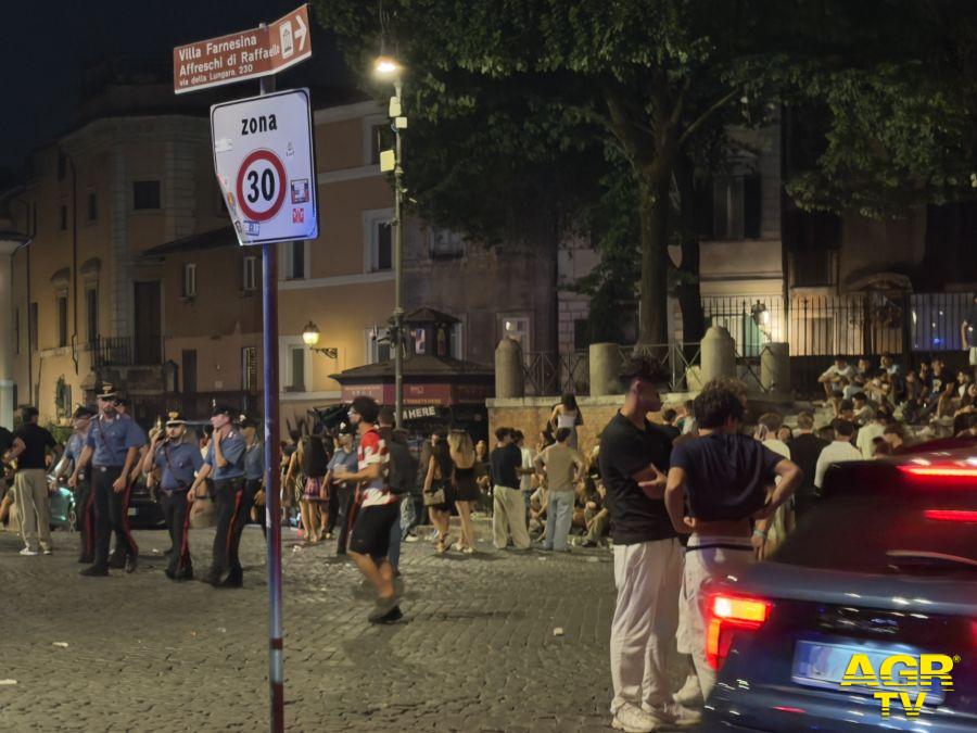 Carabinieri Trastevere controlli movida Carabinieri Trastevere controlli movida