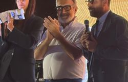 Notte Bianca Sora il_presidente_della_Regione_Lazio_Francesco_Rocca_con_il_sindaco_Luca_Di_Stefano foto Montebelli