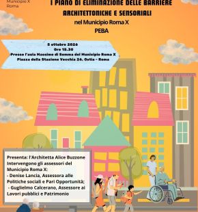 Ostia, pronto il Piano per l'Eliminazione delle Barriere Architettoniche
