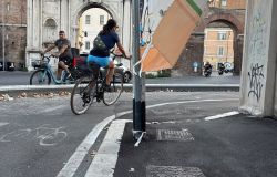 Giretto d'Italia a Roma, nei check point transitano oltre 3500 persone a cavallo di una bici