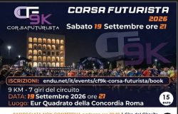 locandina corsa futurista