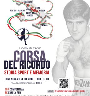 IX edizione della Corsa del Ricordo a Trieste, si corre anche nel nome di Nino Benvenuti