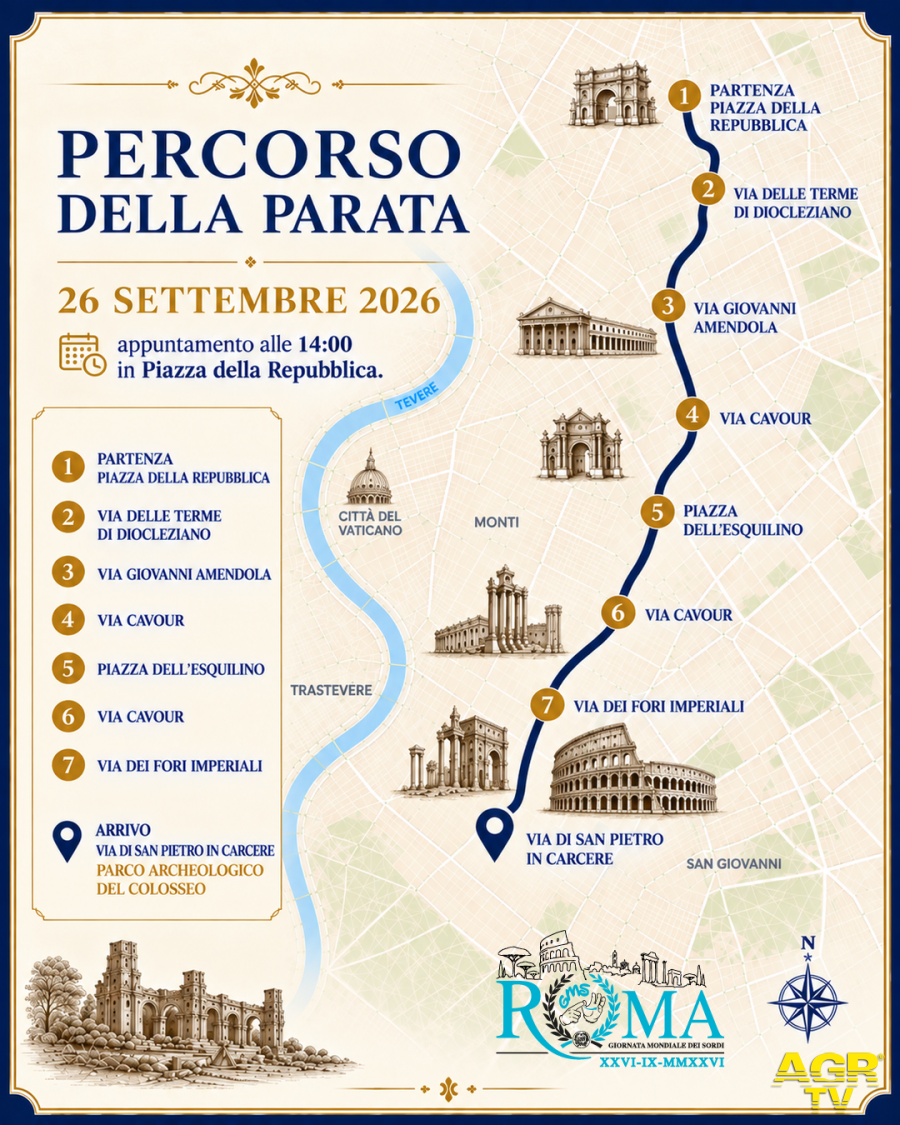 Percorso Parata Persone Sorde da comunicato stampa Percorso Parata Persone Sorde da comunicato stampa