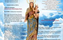 festa regina pacis programma