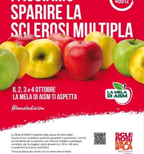 Dal 2 al 4 ottobre la Mela di AISM nelle piazze di Roma