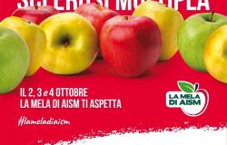 Dal 2 al 4 ottobre la Mela di AISM nelle piazze di Roma