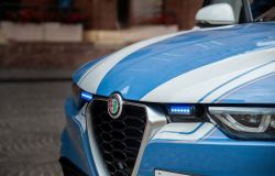 Polizia intervenuta per arresto