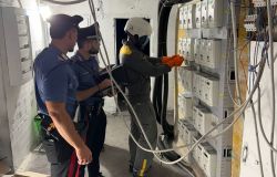 Carabinieri Cassia il sopralluogo dei militari con tecnici Areti