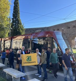 Roma, festeggiati a Porta Maggiore i nuovi Tram