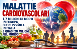 Malattie cardiovascolari, 1,7 milioni di morti in Europa ogni anno, oltre 220 mila in Italia e 20 milioni nel Mondo