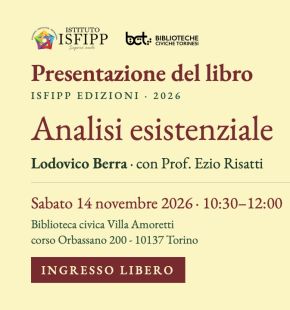 «Analisi esistenziale»: Lodovico Berra presenta il suo nuovo libro alla Biblioteca Civica Villa Amoretti di Torino