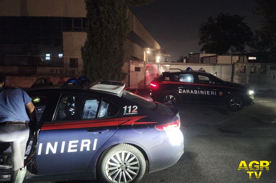 Carabinieri intervenuti furto capannone industriale Carabinieri intervenuti furto capannone industriale