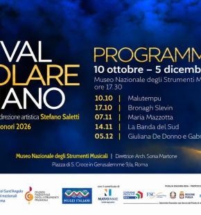 XIII edizione del Festival Popolare Italiano, previsti cinque concerti, tra tradizioni musicali del Sud e sonorità mediterranee XIII edizione del Festival Popolare Italiano, previsti cinque concerti, tra tradizioni musicali del Sud e sonorità mediterranee